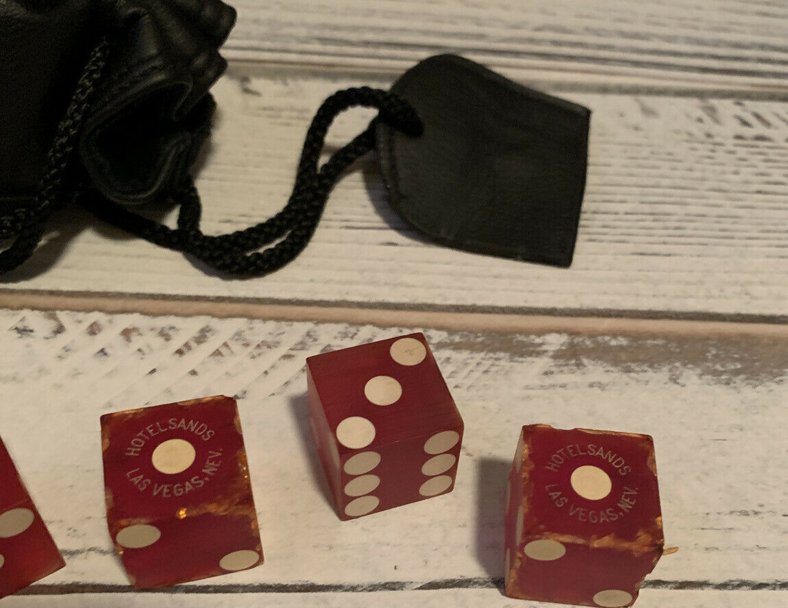 SANDS REGENCY HOTEL PAIR USED MATCHED DICE RENO NV FREE SHIPPING* CASINO DICE 