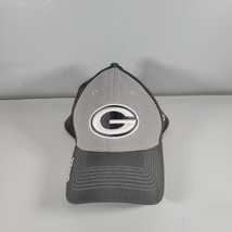 Green Bay Packer Fitted New Era Hat Gray Size Med Large - $22.00