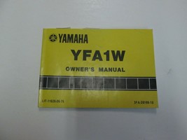 1989 Yamaha YFA1W Owners Manual Minor Stains Factory Oem Book 89 Deal - $15.80