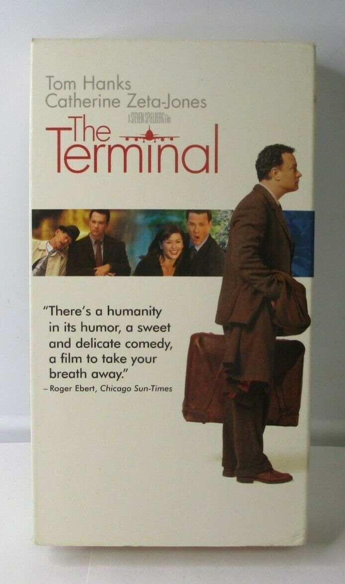 The Terminal VHS VCR Video Tape Movie Catherine Zeta-Jones Tom Hanks ...