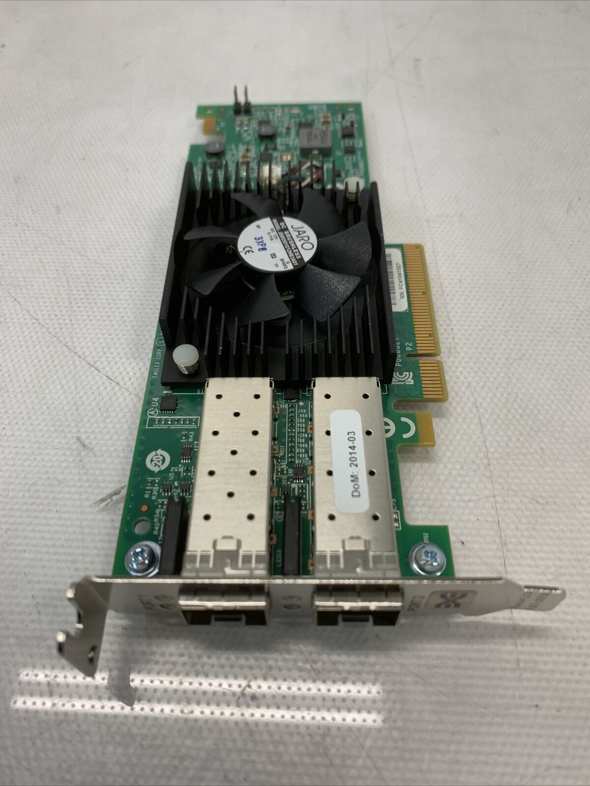 Dell Emulex Dual Port 10GB SFP+ Converged Network Adapter PCIE 3.0 x8