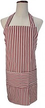 LilMents Pinstriped Canvas Apron Kitchen Chef Baking Cooking - $25.38