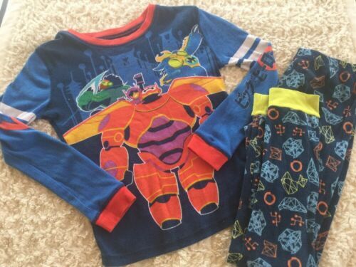 10-12 Polar Bear L Joe Boxer Boys Pajama Shirt /& Pants Blue