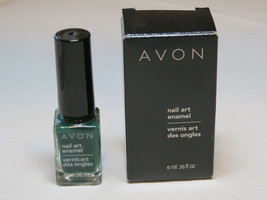 Avon nail Art Enamel Styled Green 6 ml 0.20 fl oz nail polish mani pedi - $10.45
