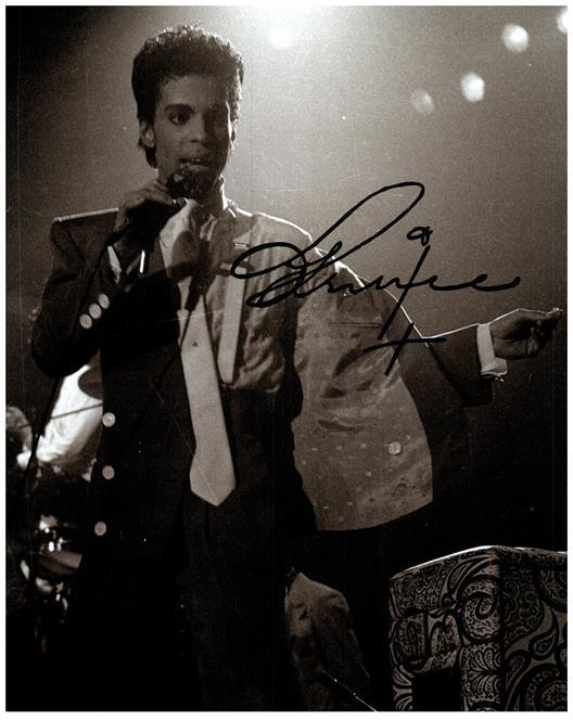 PRINCE - Music Artist Singer Authentic Autographed Signed Photo w/COA ...