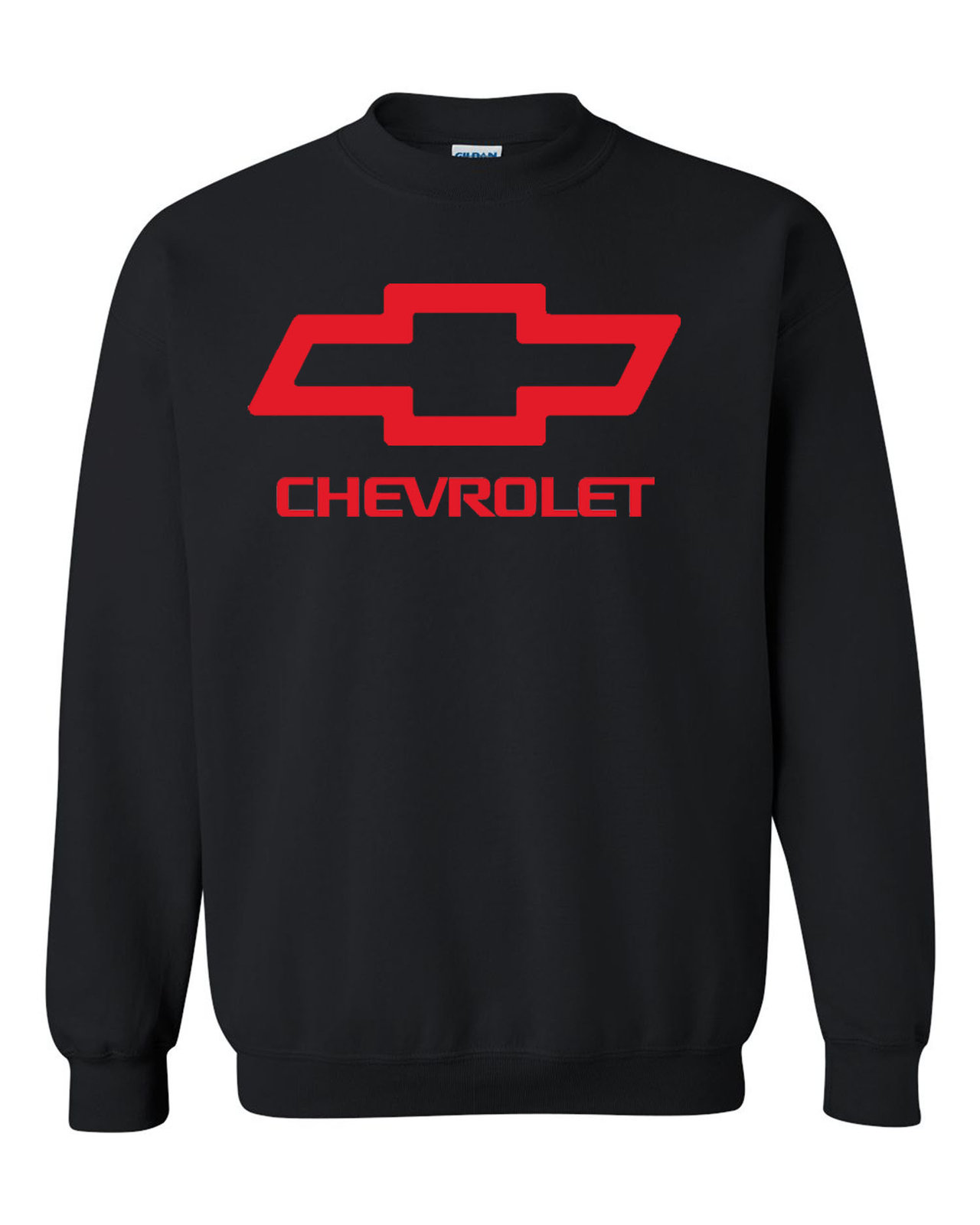 G&i/inc International Concepts - Red big chevy sweatshirt chevrolet unisex black crewneck sweatshirt tee
