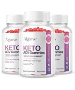 3 - Algarve Keto ACV Gummies, Vegan, Fat Burner, Weight Loss Supplement ... - $85.45