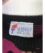 VTG 80s Liberty Knit Geometric Sweater Medium - $44.55