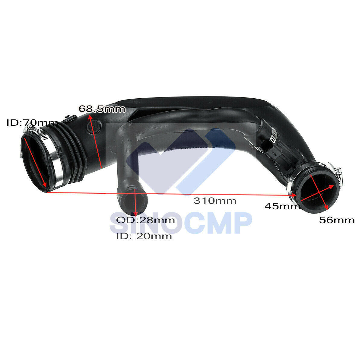 Air Intake Turbo Hose For Citroen For Peugeot 207 3008 308 5008 508 RCZ