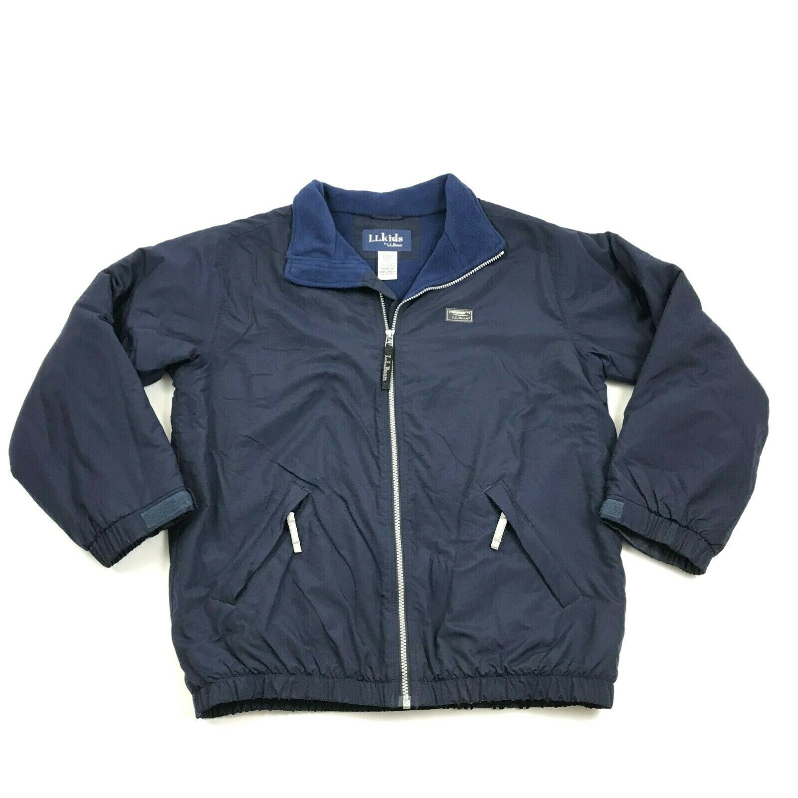 LL Bean Kids Jacket Boys Size XL 18/20 Soft Shell Fleece Lined ...