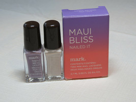 Avon Mark Maui Bliss Nailed It 2 mini nail Lacquer Cloud Hula polish mani pedi - $19.78