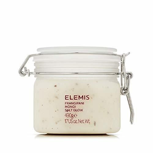 ELEMIS Frangipani Monoi Salt Glow, Skin Softening Salt Body Scrub, 17.0