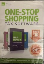 H &amp; R Block One-Stop Shopping Tax Software 2013 tax Year-RARE-SHIP N 24 ... - $93.35