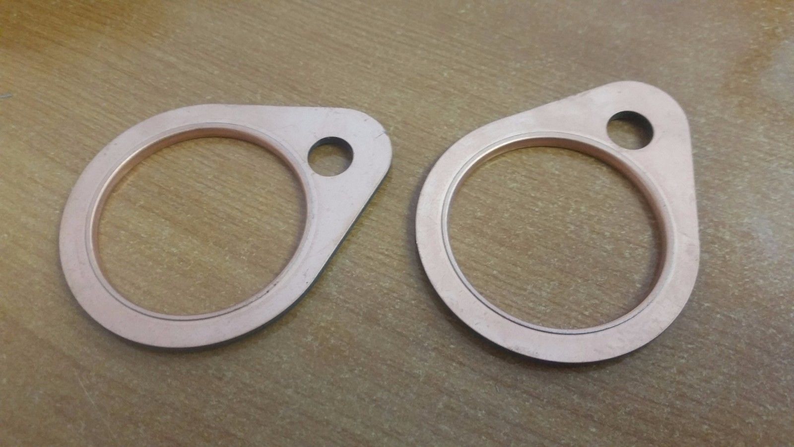 HARLEY SHOVELHEAD BIG TWIN COPPER EXHAUST PORT GASKET GASKETS SET PAIR