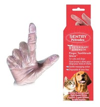 Dog & Cat Dental Oral Hygiene Clean Pets Teeth Finger Toothbrush Gloves 5 ct - $10.78