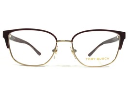 Tory Burch TY 1052 3197 Eyeglasses Frames Red Gold Square Full Rim 51-16-135 - $46.57