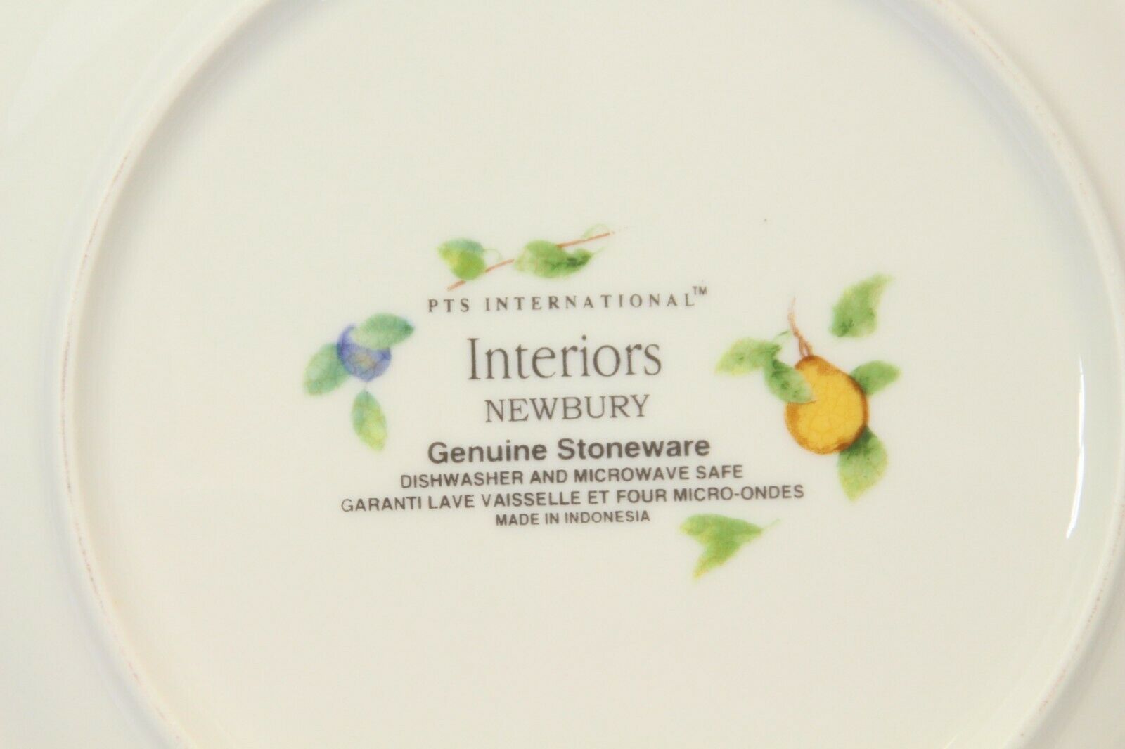 PTS INTERIORS NEWBURY SALAD PLATE 