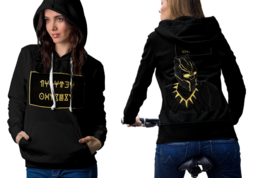 Black panther hoodie classic women black thumb200