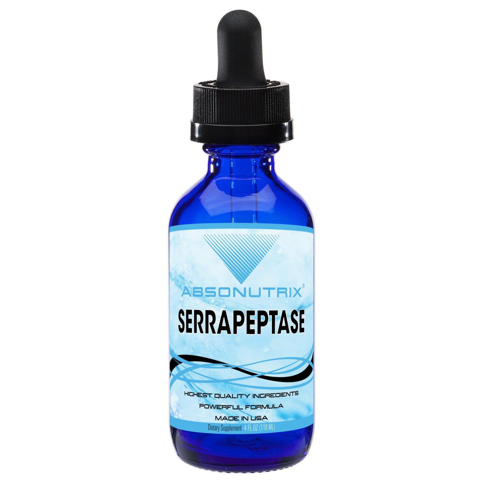 Absonutrix Serrapeptase Enzyme 250000 spu 4 Fl oz Antioxidant All ...