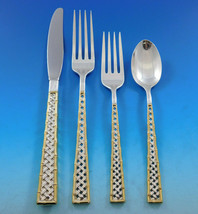 Golden Tradewinds by International Sterling Silver Flatware Set 51 pcs B... - $2,965.05