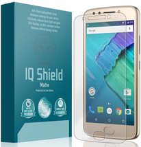 IQ Shield Matte Screen Protector Motorola Moto E4  Anti-Glare Anti-Bubbl... - $7.99