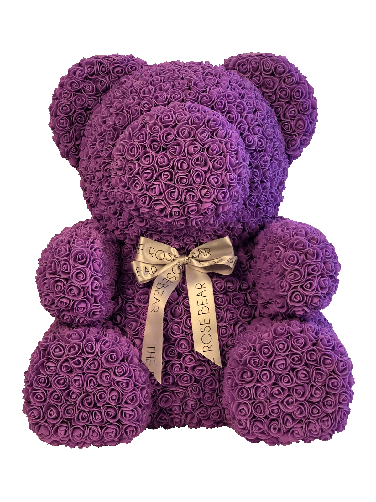 purple teddy bear roses