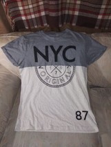 Aeropostale Men M T Shirt NYC Original 87 100% Cotton Applique 100% Poly... - $17.81