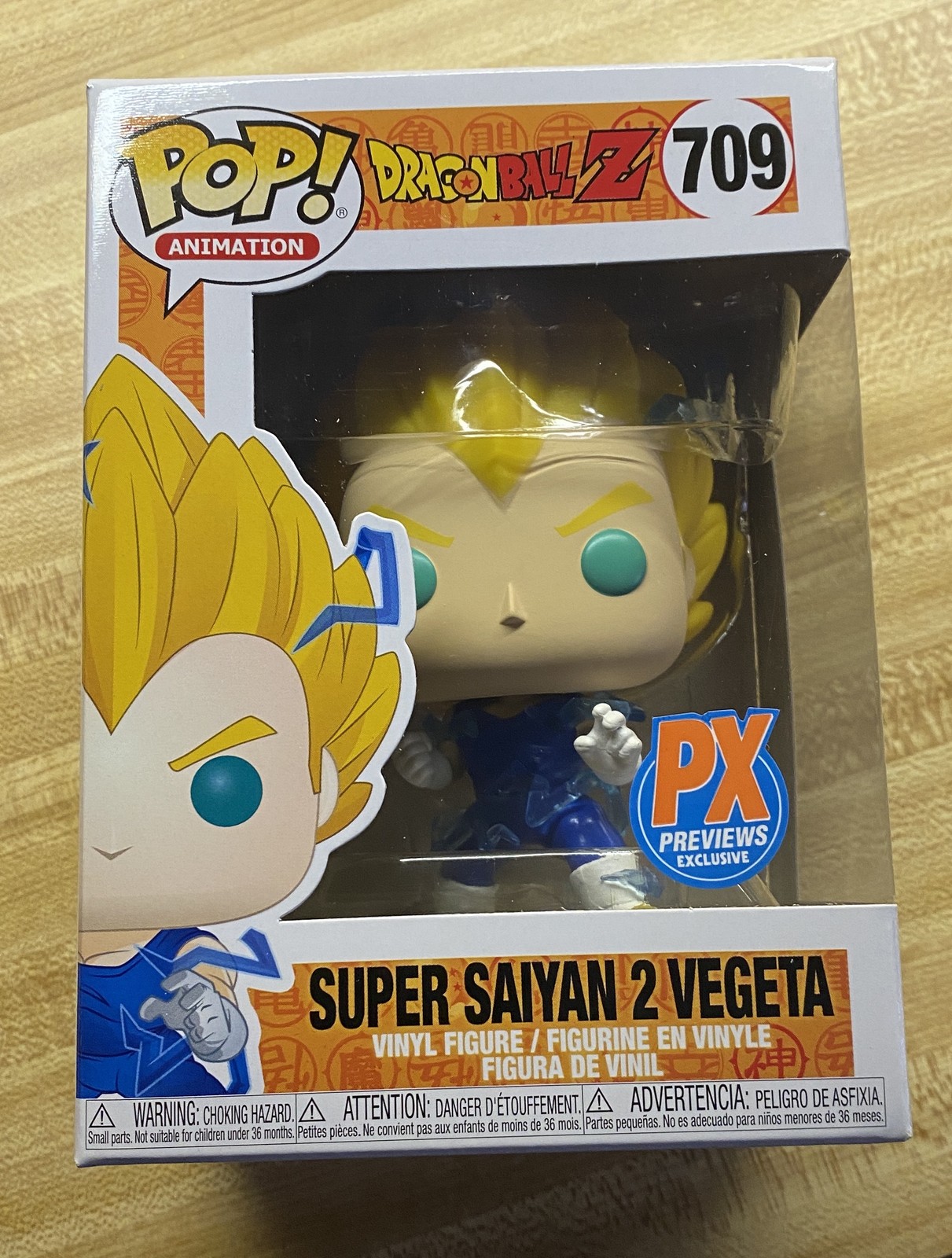 Dragon Ball Super Saiyan 2 Vegeta Pop! Vinyl Figure #709 - DragonBall Z