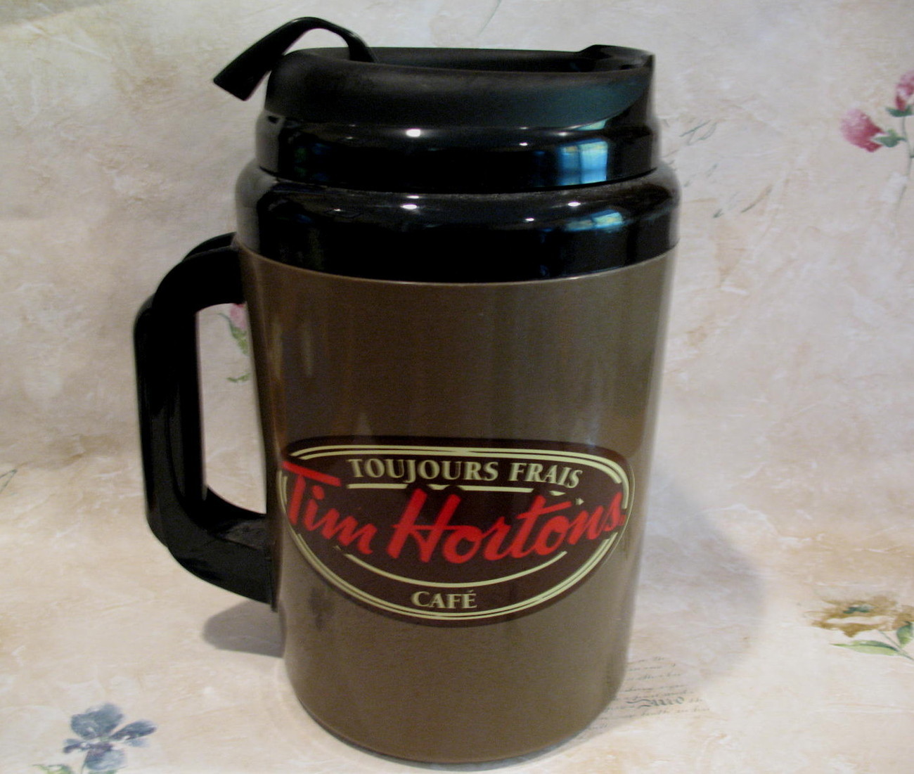 Tim Hortons Coffee Thermos Cup Mug Canada Souvenir HUGE Size English ...