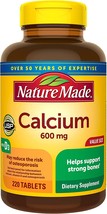 Nature Made Calcium 600 mg with Vitamin D3, Dietary Supplement for Bone ... - $16.59