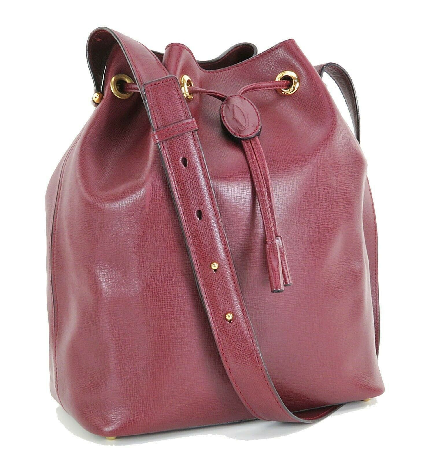 cartier leather purse