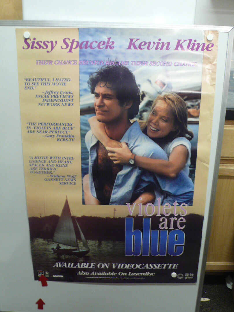 VIOLETS ARE BLUE Sissy Spacek KEVIN KLINE Bonnie Bedelia HOME VIDEO