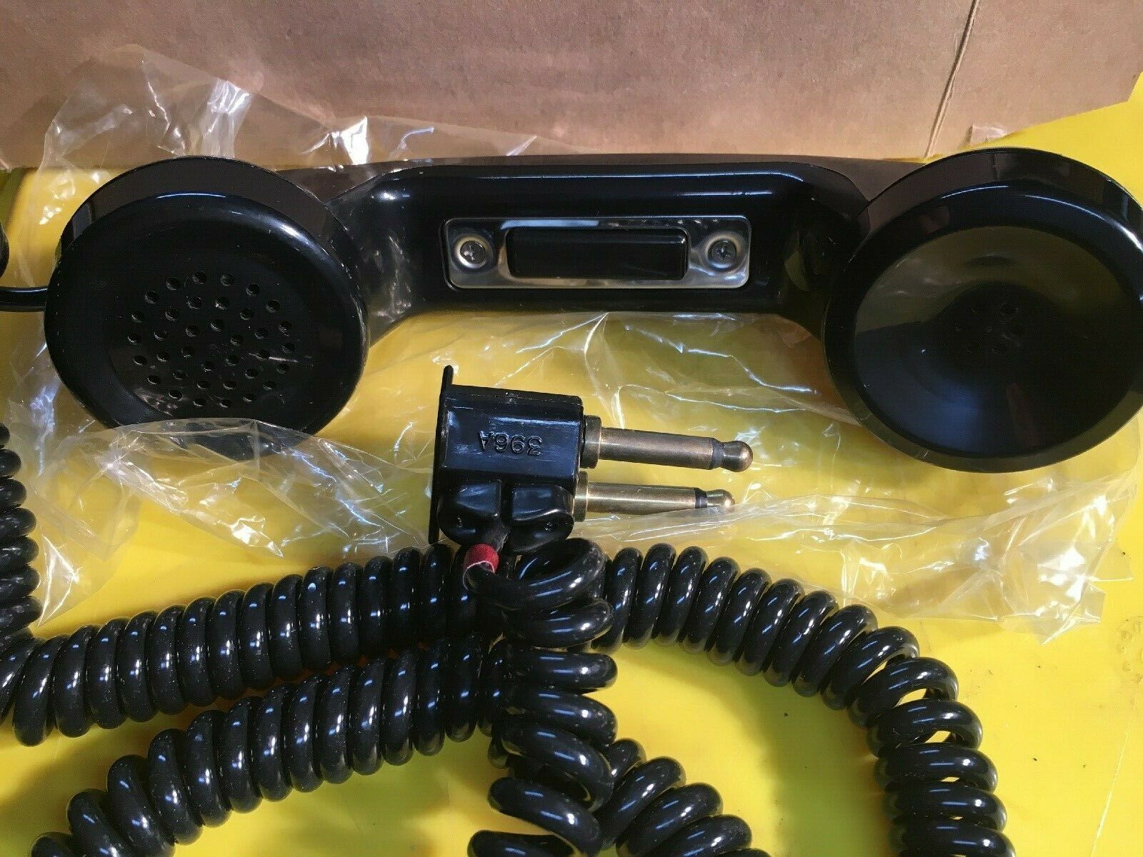 Audiosears 396A Push Button Telephone Receiver Handset With 2 Prong