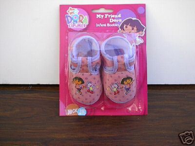 Dora  The  Explorer  Infant  Booties ( Size 1 )