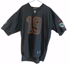 Brandon Marshall Miami Dolphins #19 Jersey Mens XL Black Sewn Stitched Shirt NFL - $78.20