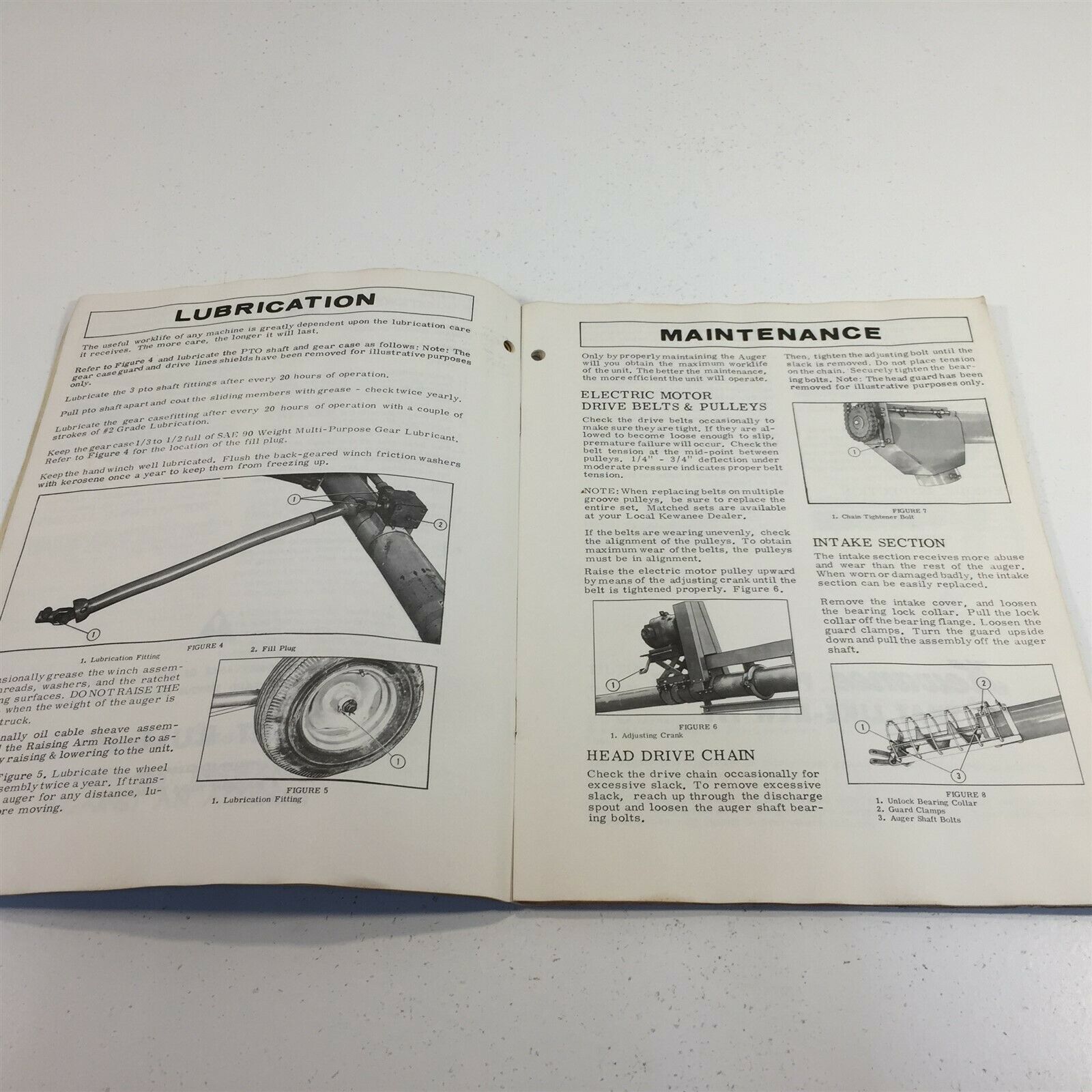 Kewanee Owner's Manual 460 & 480 series portable auger 