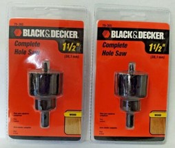 Black & Decker 79-365 1-1/2" Hole Saw With Mandrel 2PKS - $4.75