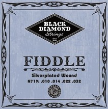 Black Diamond Fiddle String Set/Violin/Fiddle/4/4 Size/New - $5.60