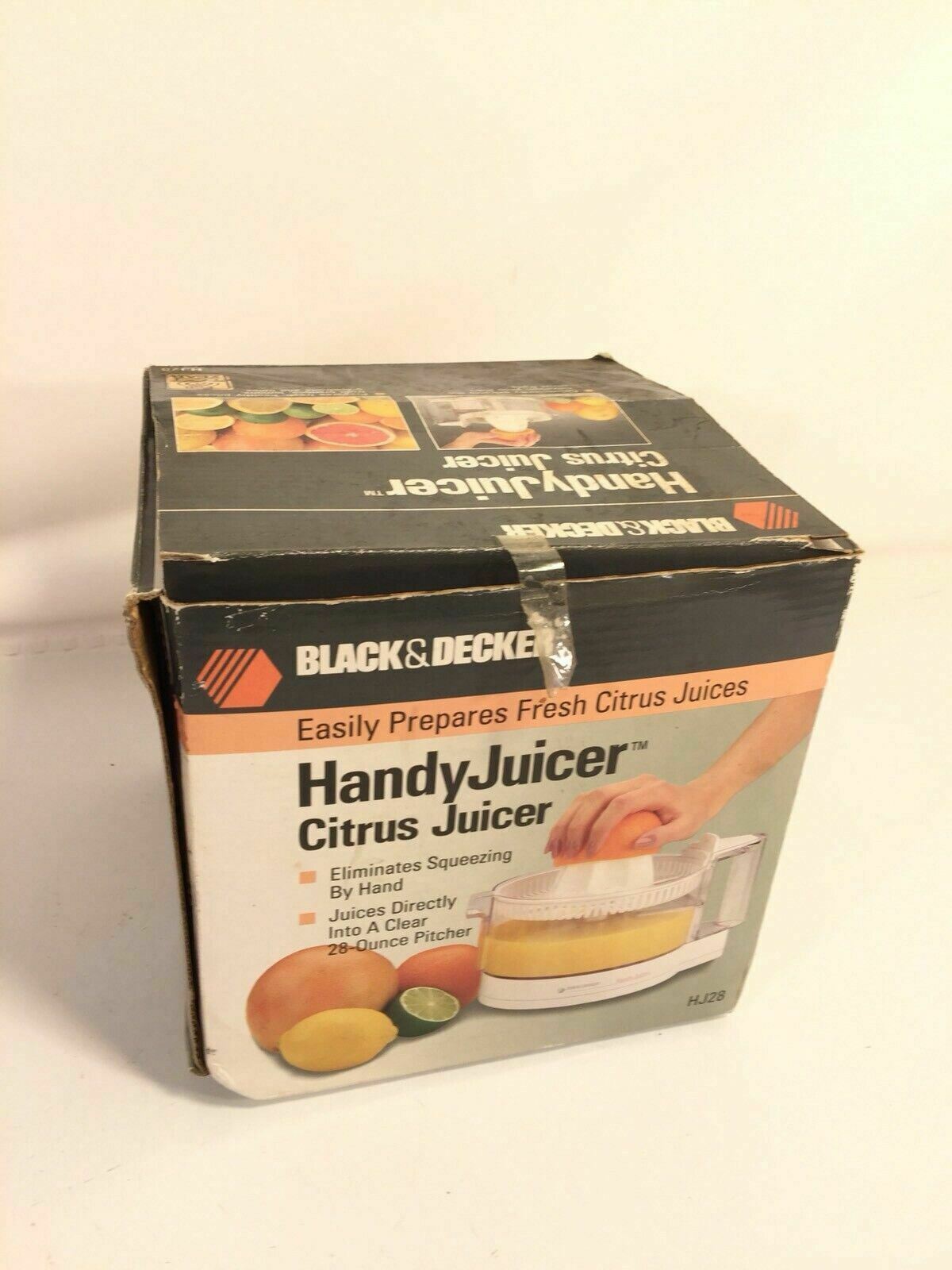 Black And Decker Handy Citrus Juicer Automatic Electric Model HJ28