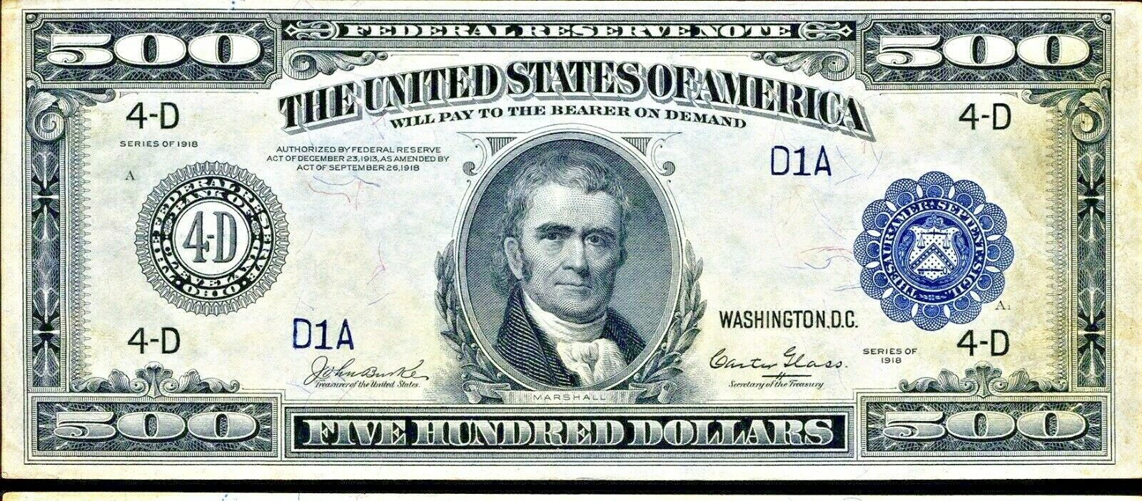 Банкнота 5000 долларов США