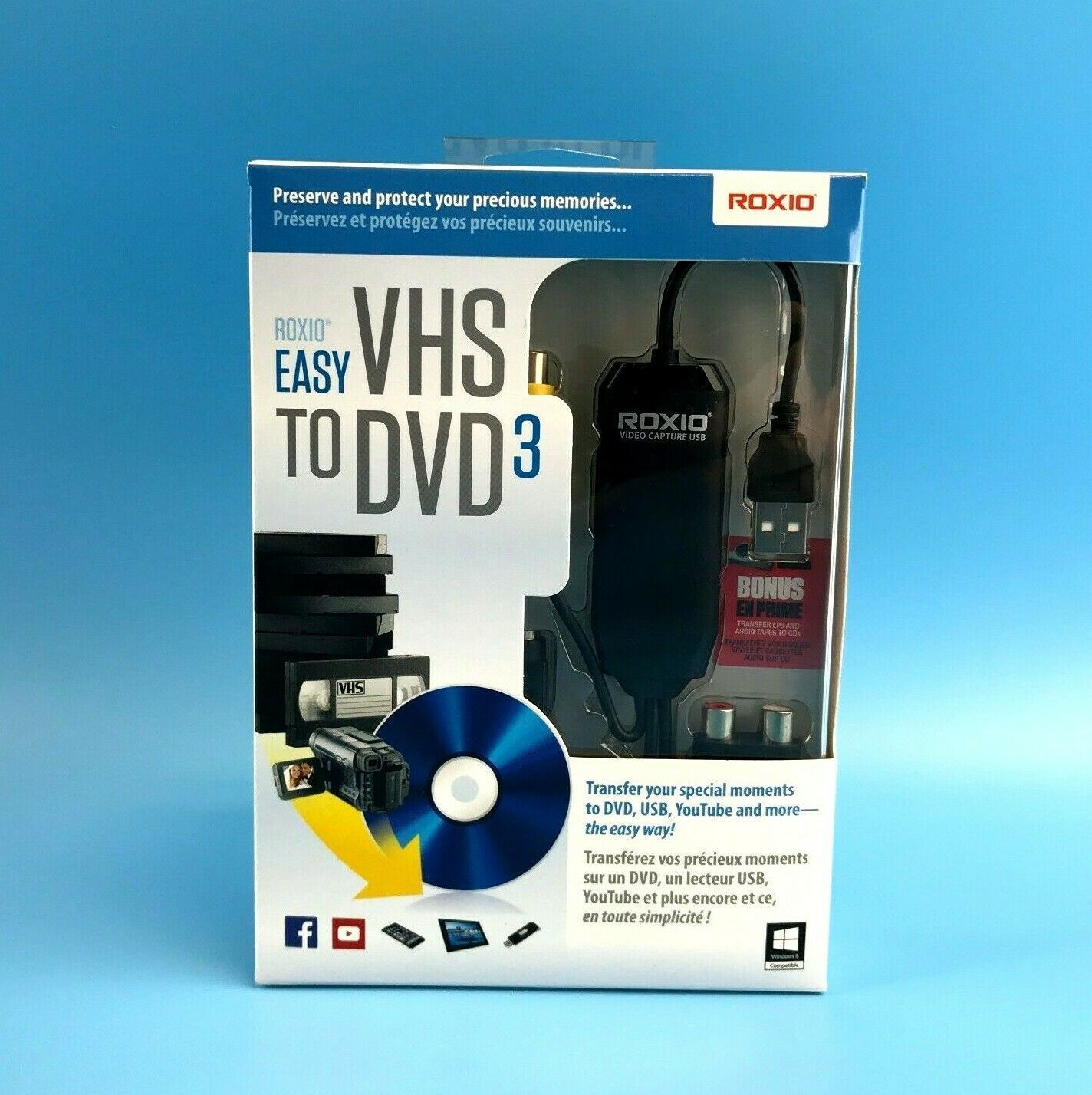 roxio easy vhs to dvd support