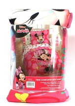 Jay Franco & Sons Disney Junior Minnie Twin Comforter With Sham 100% Polyester