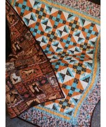 Snuggle Under a Homemade Quilt Play Me An Old Cowboy Tune with Pillowcase  - $192.00