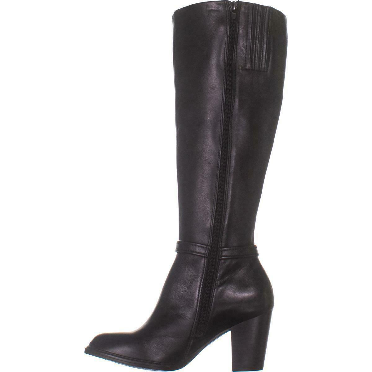 round toe knee high boots