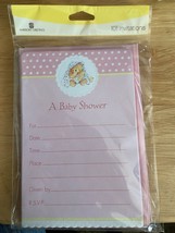 1 Pack of 10 American Greetings Girl's Baby Shower Invitations *NEW* p1 - $6.99