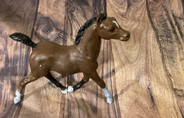vintage Breyer Brown Running Foal Colt Model Horse 7" Tall Breyer molding co USA - $15.84