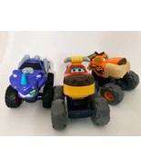 Friction Powered Pull Back Toddler Trucks Pull And Go Lot Of 3 - $14.84