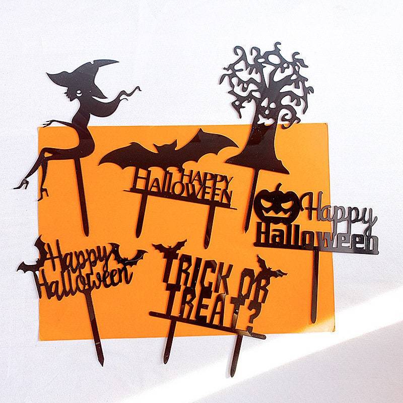 Primary image for Happy Halloween Cake Topper Trick Or Treat Cake Decor Baking Accessories Hallowe
