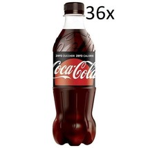 36x Coca-Cola Zero No Sugar Italian soft drink PET 450ml Soft Drink - $57.21