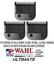 3-WAHL Ultimate Competition 9 Blade Pet Grooming Fit Most Oster,Andis Clippers - $95.44
